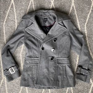 Express Gray Pea Coat